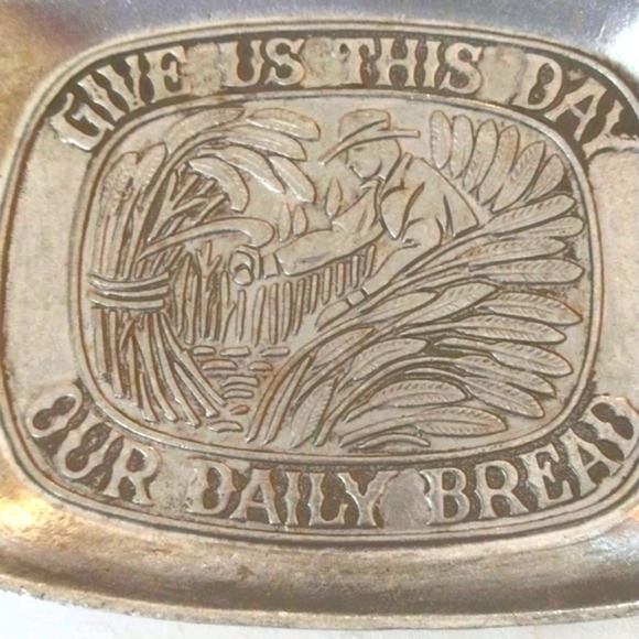 VGUC. Vintage Sexton 1972 number 5008 pewter tray. - Picture 2 of 4